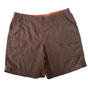 3/$21 L.L.Bean Brown Outdoor Fishing Shorts - Misses 18 Regular